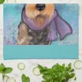 Linge De Cuisine Airedale Terrier (Plié)