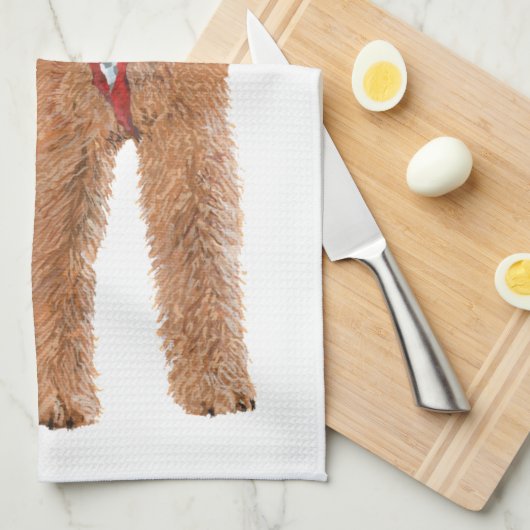 Linge De Cuisine Airedale Terrier (Quart Plié)