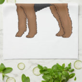 Linge De Cuisine Airedale terrier dog cartoon (Plié)