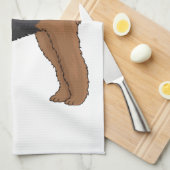 Linge De Cuisine Airedale terrier dog cartoon (Quart Plié)