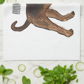 Linge De Cuisine Airedale terrier dog cartoon (Plié)