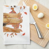 Linge De Cuisine Airedale Terrier Halloween (Quart Plié)