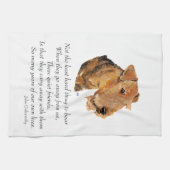 Linge De Cuisine Airedale, Welsh, Lakeland Terrier Keepsaké (Horizontal)