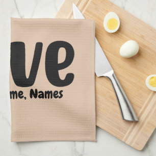 Linge De Cuisine Ajouter des noms ou du texte, Guinée Pig LOVE sur