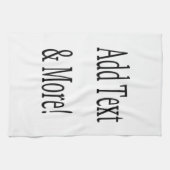 Linge De Cuisine Ajouter du texte et plus ! Customisez votre propre (Horizontal)