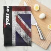 Linge De Cuisine Ajouter du texte sur le drapeau anglais Jeu d'orei (Quart Plié)