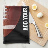 Linge De Cuisine Ajouter du texte sur l'oreiller de football (Quart Plié)