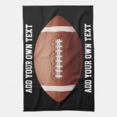 Linge De Cuisine Ajouter du texte sur l'oreiller de football (Vertical)