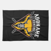 Linge De Cuisine AJOUTER NOM Crâne d'élan de chasseur Grandes bois  (Horizontal)