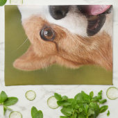 Linge De Cuisine Ajouter photo de chien personnalisé Customisé (Plié)