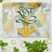 Linge De Cuisine Ajouter un peu de zeste - Citron (Plié)