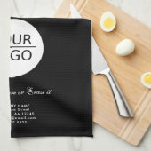 Linge De Cuisine Ajouter votre logo Custom Text Promotion de l'entr (Quart Plié)