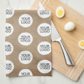 Linge De Cuisine Ajouter votre logo Motif Rustic Company Promotion (Quart Plié)