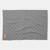 Linge De Cuisine Ajouter votre nom de famille diamant mignon minima (Horizontal)