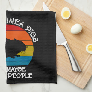 Linge De Cuisine Ajouter votre texte, Cochon de Guinée sur Coucher