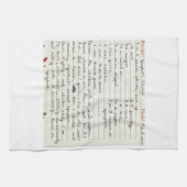 Linge De Cuisine Ajoutez la coutume de votre propre de recette (Horizontal)