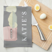 Linge De Cuisine Ajoutez votre nom | Appareils de cuisine (Quart Plié)