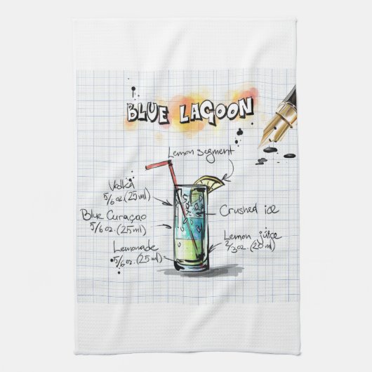 Linge De Cuisine Ajoutez votre propre recette de boisson préférée b (Vertical)