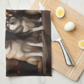 Linge De Cuisine Akita par le Noël de la cheminée (Quart Plié)