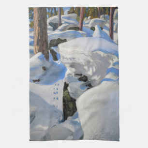 Linge De Cuisine Akseli Gallen-Kallela - Le repaire du Lynx