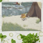 Linge De Cuisine Alaska Bush Avion Et Pêche Voyage (Plié)