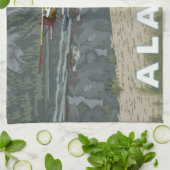 Linge De Cuisine Alaska Bush Plane Souvenirs (Plié)