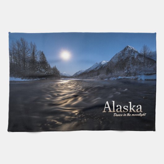 Linge De Cuisine Alaska Dance Au Lune (Horizontal)