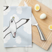 Linge De Cuisine Albatros timide de Birdorable en vol (Quart Plié)