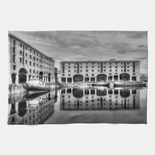 Linge De Cuisine Albert Dock Liverpool Réflexions (Horizontal)