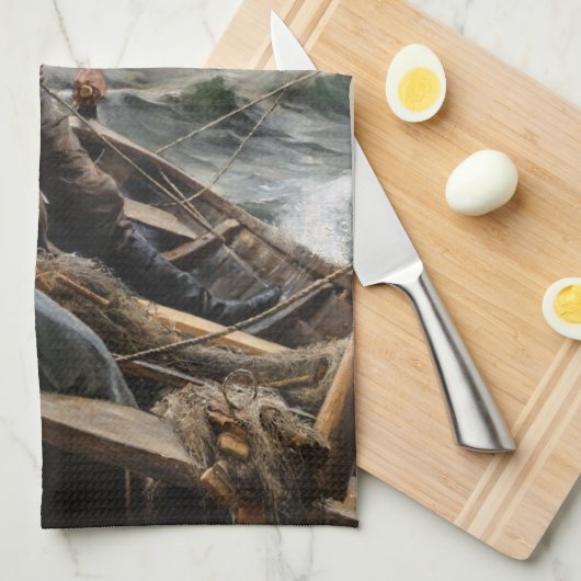 Linge De Cuisine Albert Edelfeel - En mer (Quart Plié)