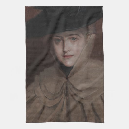 Linge De Cuisine Albert Edelfeel - Portrait d'une jeune femme (Vertical)