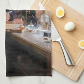 Linge De Cuisine Albert Edelfeue - Portrait de Louis Pasteur (Quart Plié)