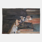 Linge De Cuisine Albert Edelfeue - Portrait de Louis Pasteur (Horizontal)