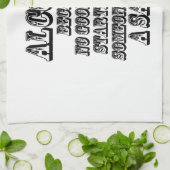 Linge De Cuisine ALCOOL - puisque (Plié)