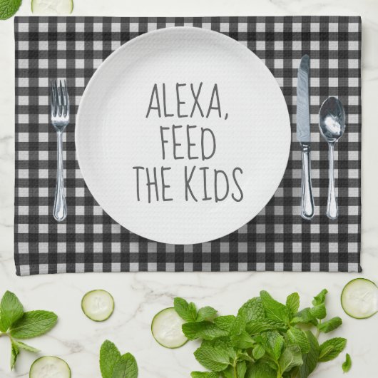 Linge De Cuisine Alexa Command Humor (Plié)