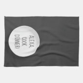 Linge De Cuisine Alexa Command humour pour dîner de cuisine (Horizontal)