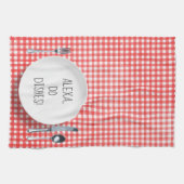 Linge De Cuisine Alexa Command humour pour faire des plats (Horizontal)