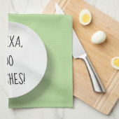 Linge De Cuisine Alexa Command humour pour le lavage de vaisselle (Quart Plié)