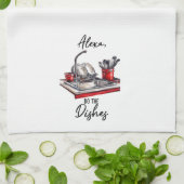 Linge De Cuisine Alexa, fais les plats (Plié)