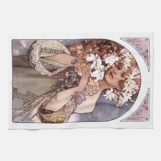 Linge De Cuisine Alfons Mucha : Danse (Horizontal)
