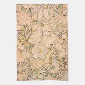 Linge De Cuisine Alfonse Mucha Art Nouveau Peonies (Vertical)