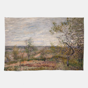 Linge De Cuisine Alfred Sisley - Journée venteuse à Veneux