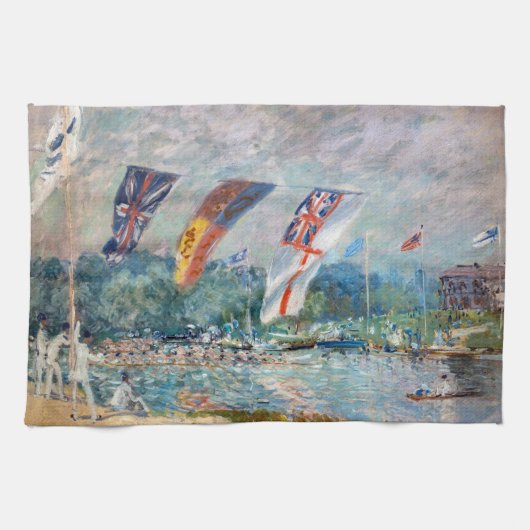 Linge De Cuisine Alfred Sisley - Régates à Molesey (Horizontal)