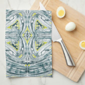 Linge De Cuisine Algues Sous Verre (Quart Plié)