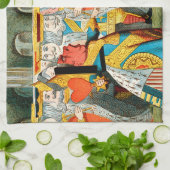 Linge De Cuisine Alice à Wonderland (Plié)