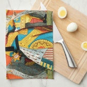 Linge De Cuisine Alice à Wonderland (Quart Plié)