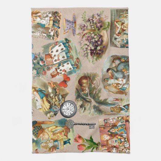 Linge De Cuisine Alice à Wonderland Cheshire Cat Characters (Vertical)