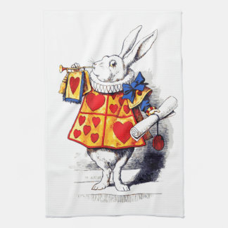 Linge De Cuisine Alice au pays des merveilles le lapin blanc par
