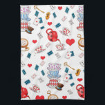 Linge De Cuisine Alice au pays des merveilles Thé Party Motif<br><div class="desc">Cute Alice in Wonderland à thème serviette de cuisine parfaite pour le thé de l'après-midi.</div>