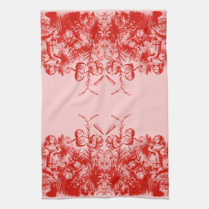 Linge De Cuisine Alice au pays des merveilles vintage